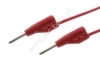 MVL 2/50 RT Przewód PVC 0,5mm2, 0,5m, 2x(wt.+gn.)2mm, czerwony, Hirschmann, 973595101, MVL250RT
